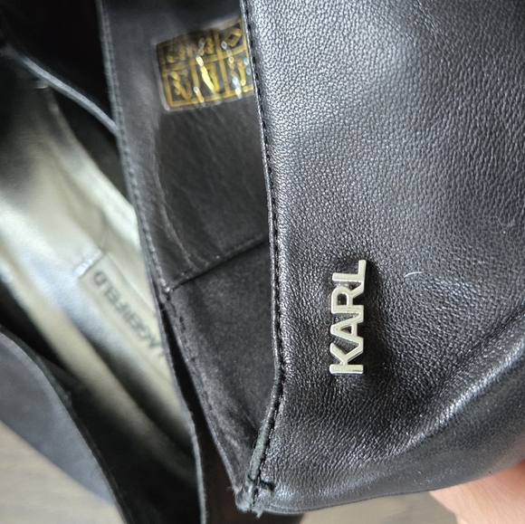 Karl Lagerfeld Black Loafers Size 39 (8 US) - Picture 5 of 5
